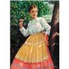 Image 1 : ÁLDOR JÁNOS LÁSZLÓ (1895-1944), Young girl in the scene