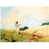 Image 1 : NEOGRÁDY ANTAL (1861-1942), Lady in the meadow with parasol