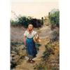 Image 1 : AGGHÁZY GYULA (1850-1919), Girl with a jug