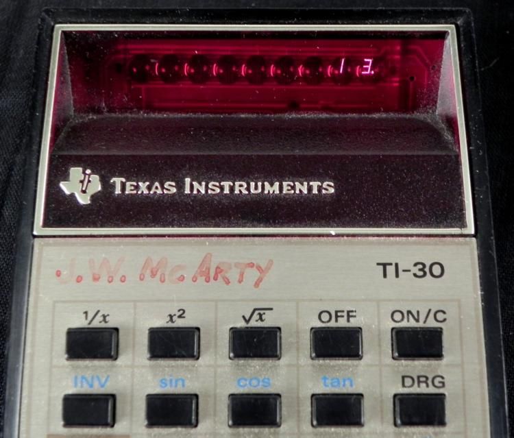 Texas Instruments TI-30 Vintage LED Calculator 1981