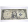 Image 1 : 1935 SERIES D SILVER CERTIFICATE $1 SERIAL # W94566574E *NICE PLEASE LOOK AT PIC TO DETERMINE GRADE*