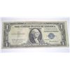 Image 1 : 1935 SERIES F SILVER CERTIFICATE $1 SERIAL # V55024215I *PLEASE LOOK AT PIC TO DETERMINE GRADE*!