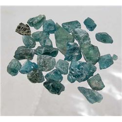 2971 - 25 CT - LOT OF 27 - NATURAL ROUGH GREEN APATITE