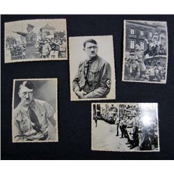 8200 - LOT OF 5 GERMAN NAZI ADOLF HITLER ARCHIVE PHOTOS