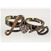 Image 1 : 8658 - RETRO STYLE LOVE DOUBLE FINGER RING