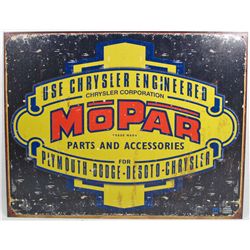 8698 - MOPAR METAL SIGN APPROX. 12 "1/2 x 16