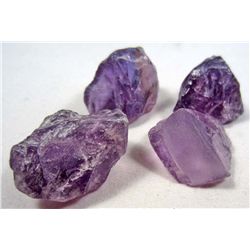 8914 - LOT OF 252.85 CT. ROUGH NATURAL AMETHYSTS
