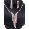 Image 1 : 8929 - GORGEOUS RHINESTONE NECKLACE AND EARRING SET