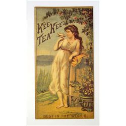 9021 - KEE KEE TEA ADVERTISING TRADE CARD