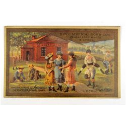 9023 - C.M. HENDERSON & CO'S ADVERTISING TRADING CARD