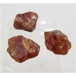 3012 - LOT OF 3 - 25 CT - ROUGH ORANGE GARNET