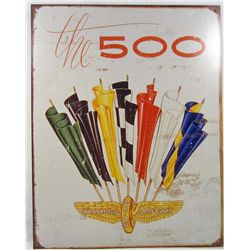 7411 - INDY 500 METAL SIGN - 12..5x16"