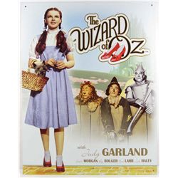 7477 - THE WIZARD OF OZ  METAL SIGN - 12..5x16"