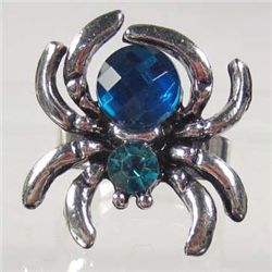 8386 - GEMSTONE SPIDER RING