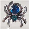 Image 1 : 8386 - GEMSTONE SPIDER RING