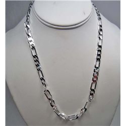 8806 - MEN'S SILVER NECKLACE - 20" - MARKED .925