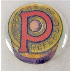 9082 - PETERS SHELL & CARTRIDGES ADVERTISING POCKET MIRROR