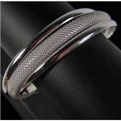 9125 - SILVER BANGLE BRACELET MARKED .925