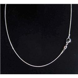 9123 - SILVER CHAIN NECKLACE - MARKED .925