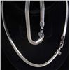 Image 1 : 9164 - SILVER NECKLACE & BRACELET SET MARKED .925