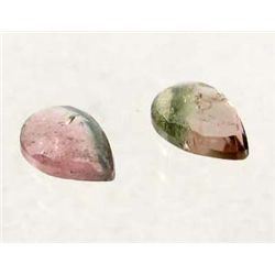 9411 - 1.98 CT PAIR OF WATERMELON NIGERIA TOURMALINE