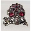 Image 1 : 8339 - RHINESTONE SKULL RING