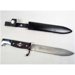 8770 - GERMAN NAZI HITLER YOUTH KNIFE - REPLICA