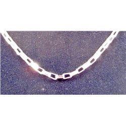 8906 - SILVER CHAIN NECKLACE - MARKED .925