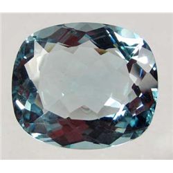 9407 - 33.60 CT AQUAMARINE BLUE AFRICA QUARTZ