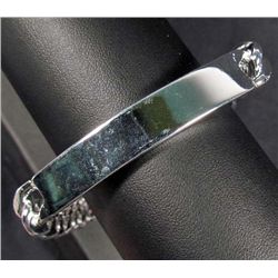 4876 - STERLING MENS I.D. BRACELET - 10MM - 8" - 41.28 GRAMS