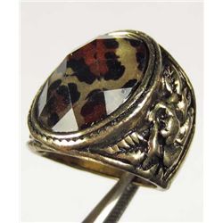 634 - LEOPARD STONE RING