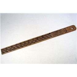 1388 - FORD MODEL A WOODEN GASOLINE GAUGE
