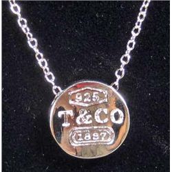 1159 - SILVER PENDANT NECKLACE - MARKED 925