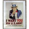 Image 1 : 1426 - U.S. ARMY UNCLE SAM PRINT