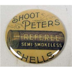 1402 - PETERS CARTRIDGES ADVERTISING POCKET MIRROR