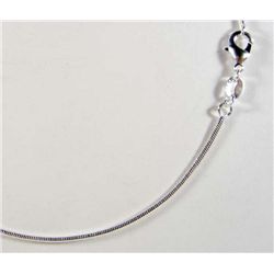845 - SILVER 18" SNAKE CHAIN - MARKED 925