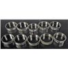 Image 1 : 1168 - LOT OF 10 SILVER RINGS - MARKED 925
