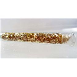 100 - VIAL OF GOLD FLAKES