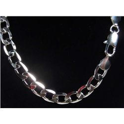 1132 - SILVER 12MM NECKLACE - MARKED 925