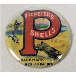 1399 - PETERS CARTRIDGES ADVERTISING POCKET MIRROR