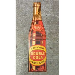 1459 - DOUBLE COLA SODA BOTTLE ADVERTISING SIGN