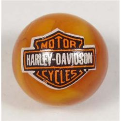 1456 - HARLEY DAVIDSON MOTORCYCLES LOGO GLASS MARBLE