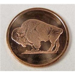 1483 - 1 OUNCE .999 COPPER BUFFALO COIN