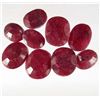 Image 1 : 656 - LOT OF 130.4 NATURAL RUBY GEMSTONES