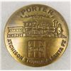 Image 1 : 1477 - ATCHISON TOPEKA & SANTA FE BRASS RAILROAD BADGE