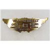 Image 1 : 1493 - HELL ON WHEELS WINGS MOTORCYCLE BRASS PIN