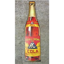 1474 - RC ROYAL CROWN COLA SODA BOTTLE ADVERTISING SIGN