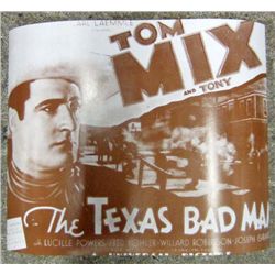 1428 - TOM MIX WESTERN MOVIE PRINT
