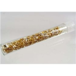 108 - VIAL OF GOLD FLAKES