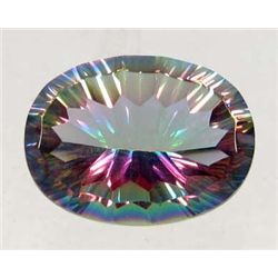 1541 - 17.52 CT. MULTICOLOR AFRICAN QUARTZ GEMSTONE